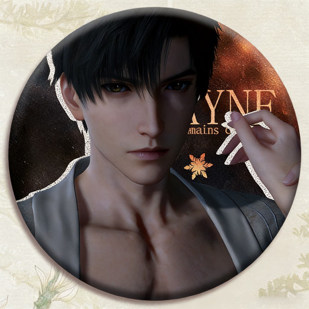 LaDS Double Flash Badge - 75mm 58mm Tinplate Anime Game Merchandise - merrys