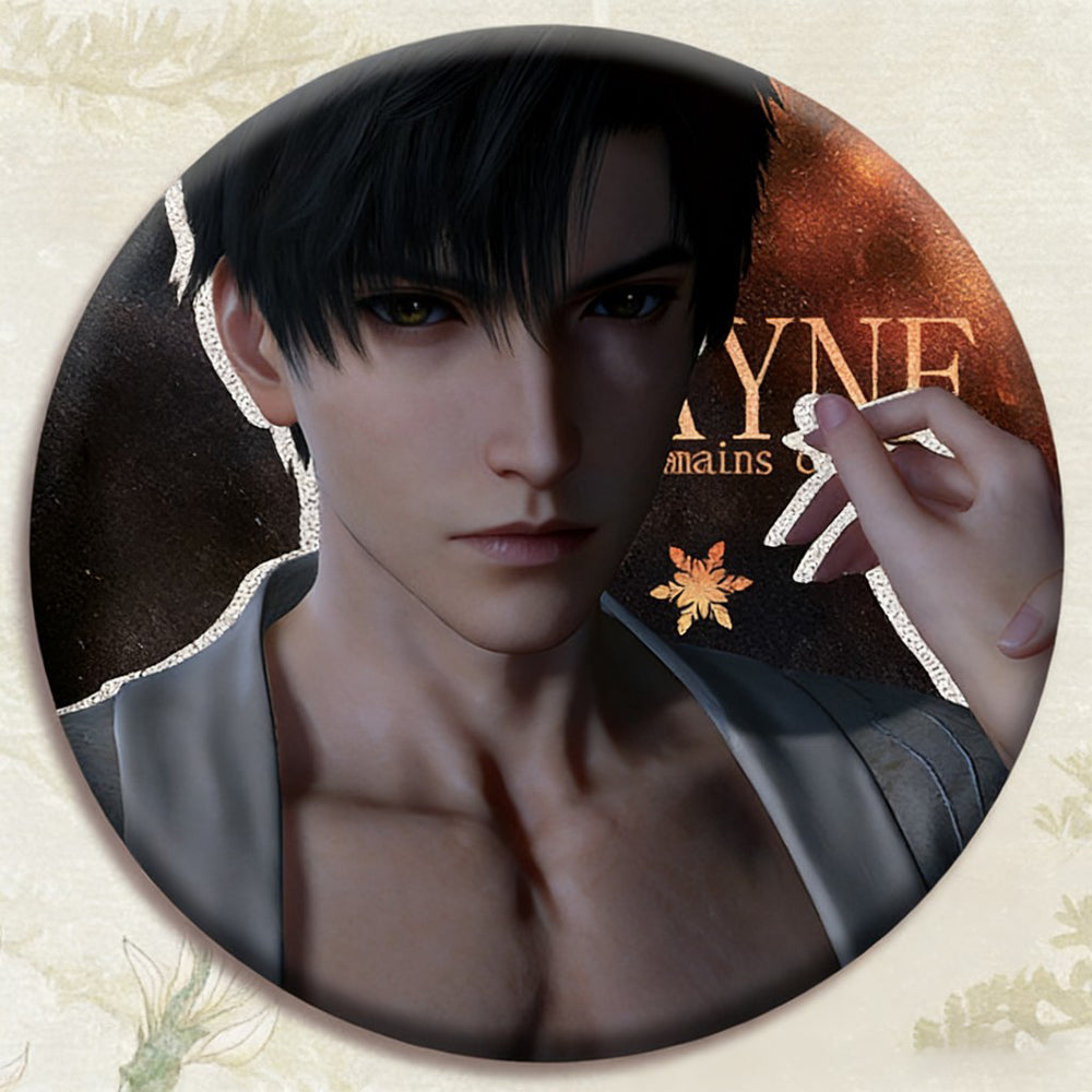 LaDS Double Flash Badge - 75mm 58mm Tinplate Anime Game Merchandise - merrys