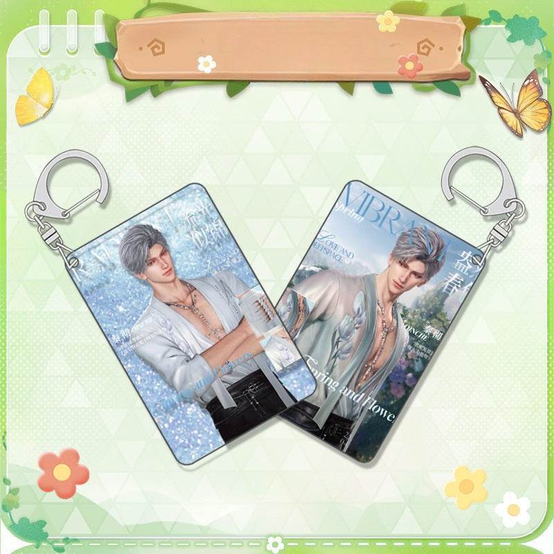 LaDS Shaker Mahjong Charm Keychain 28-32 - Zayne, Rafayel, Xavier Anime Game Merch - merrys