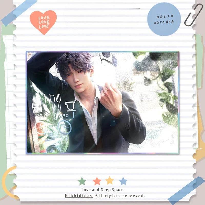 LaDS Series 501 Acrylic Double Flash Art Card - High-Definition Printing Anime Mobile Game Merchandise - merrys