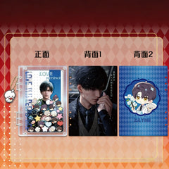 LaDS Acrylic Shaker Notebook - Student Essential Anime Desktop Decoration - merrys