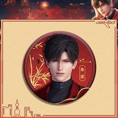 LaDS Double Flash Badge 143-196 - Diameter 75mm 58mm Tinplate Anime Merchandise - merrys