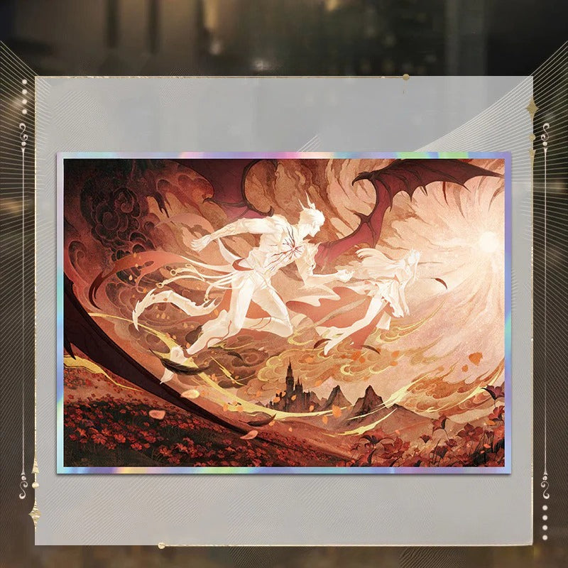 LaDS Acrylic Double Flash Art Card High-Definition Printing Anime Mobile Game Merchandise - merrys