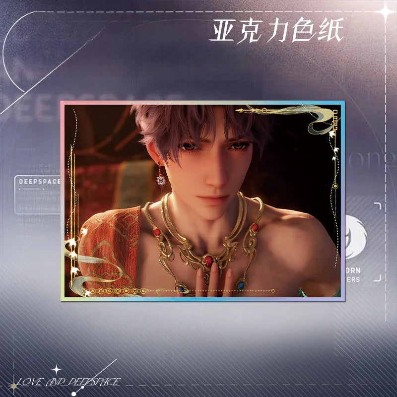 LaDS Acrylic Art Card 19-37 - Large Size 20.5*14.5cm with Holographic Edge Anime Game Merchandise - merrys