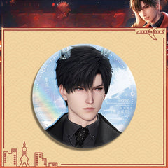 LaDS Double Flash Badge 143-196 - Diameter 75mm 58mm Tinplate Anime Merchandise - merrys