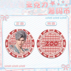 LaDS Acrylic Chip Coin 231-250 - Sandwich Double-Sided High-Definition Pattern Anime Game Merchandise - merrys