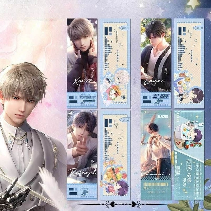 LaDS Reverse Holographic Ticket High-Definition Printing Zayne, Xavier, Rafayel Merchandise - merrys