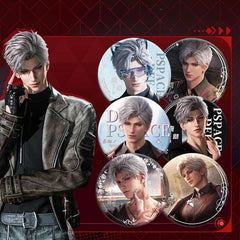 LaDS Sylus Double Flash Badge - All Characters 75mm 58mm Tinplate Anime Merchandise - merrys