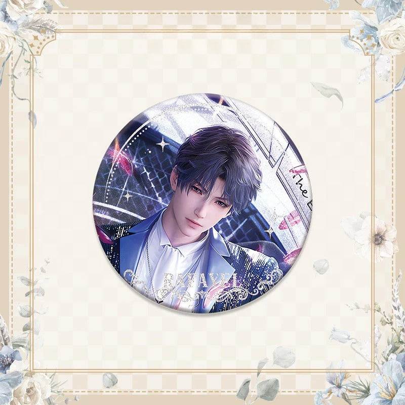 LaDS Double Flash Badge 1-64 - 75mm 58mm Tinplate Anime Merchandise - merrys