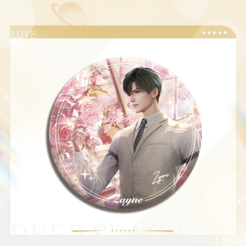 LaDS Double Flash Badge 81-105 - All Characters 75mm 58mm Tinplate Game Merchandise - merrys