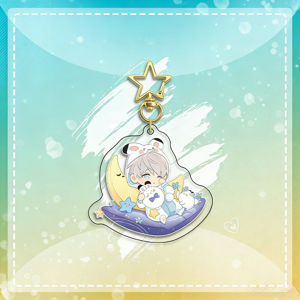 LaDS Chibi Keychain Star Buckle Charm - Rafayel, Xavier Merchandise - merrys