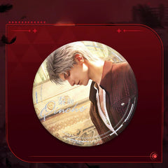 LaDS Double Flash Badge 1-64 - 75mm 58mm Tinplate Anime Merchandise - merrys