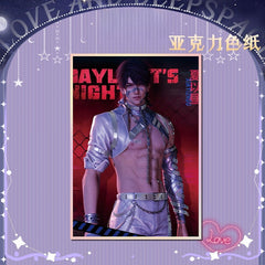 LaDS Acrylic Art Card 116-178 Large Size Holographic Edge 20.5*14.5cm Anime Merchandise - merrys