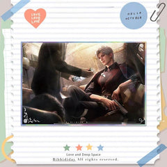 LaDS Series 501 Acrylic Double Flash Art Card - High-Definition Printing Anime Mobile Game Merchandise - merrys