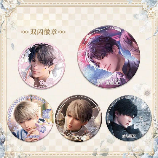 LaDS Double Flash Badge 1-64 - 75mm 58mm Tinplate Anime Merchandise - merrys