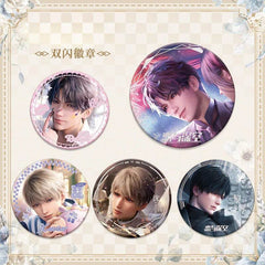 LaDS Double Flash Badge 1-64 - 75mm 58mm Tinplate Anime Merchandise - merrys