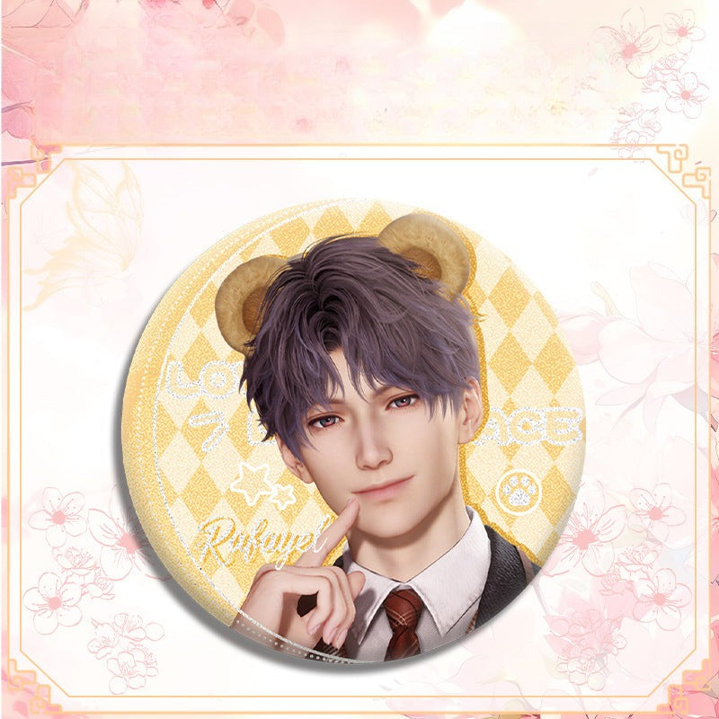 LaDS Double Flash Badge 143-196 - Diameter 75mm 58mm Tinplate Anime Merchandise - merrys