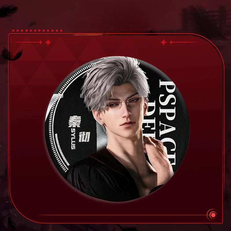 LaDS Double Flash Badge 1-64 - 75mm 58mm Tinplate Anime Merchandise - merrys