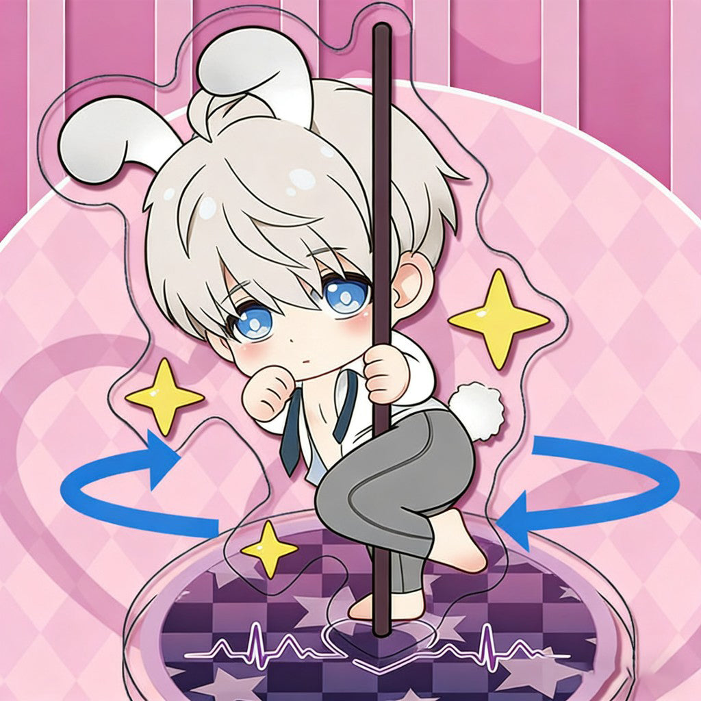 LaDS Acrylic Rotating Standee - Sandwich High-Definition Cartoon Doujin Decoration - merrys