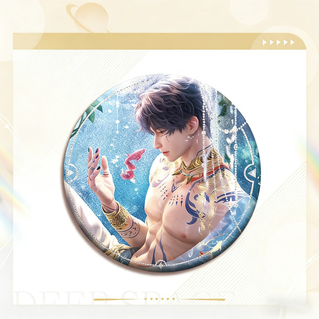 LaDS Double Flash Badge - 75mm 58mm Tinplate Anime Game Merchandise - merrys