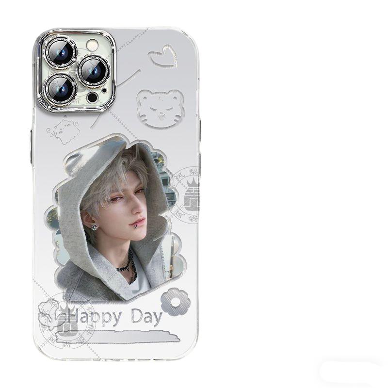 Love and Deepspace Sylus Plume Fabric Eye Theme Phone Case - Compatible with Apple Series - merrys