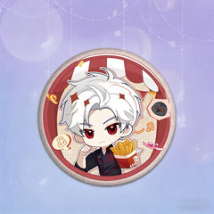 LaDS Double Flash Badge - 75mm 58mm Tinplate Anime Game Merchandise - merrys