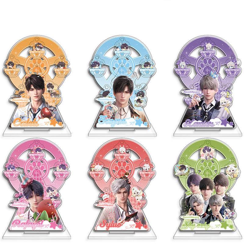 LaDS Ferris Wheel Decoration - Sylus, Rafayel Cartoon Creative Desktop Ornament, Easy to Install and Rotate - merrys