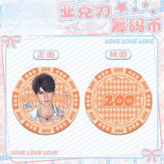 LaDS Acrylic Chip Coin 201-250 - Sandwich Double-Sided High-Definition Pattern Anime Game Merchandise - merrys