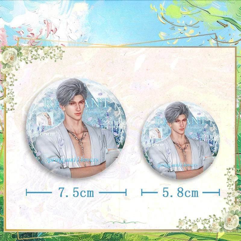 LaDS Double Flash Badge 192-196 - PET Material, 75mm 58mm Tinplate Anime Merchandise - merrys