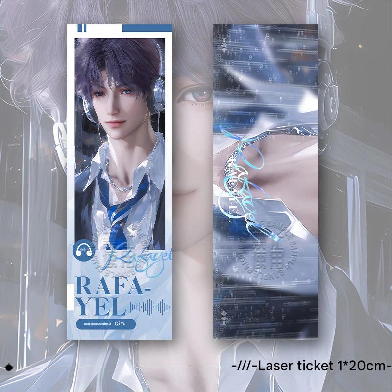 Artist-Authorized Lads Rafayel Fan-Made 6-Piece Set - Keychains, Badges & Holographic Laser Tickets