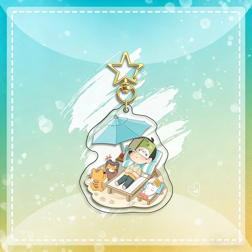 LaDS Chibi Keychain Star Buckle Charm - Rafayel, Xavier Merchandise - merrys