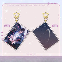 LaDS Card Golden Star Buckle - Zayne, Rafayel, Xavier Acrylic Game Merchandise Charm - merrys