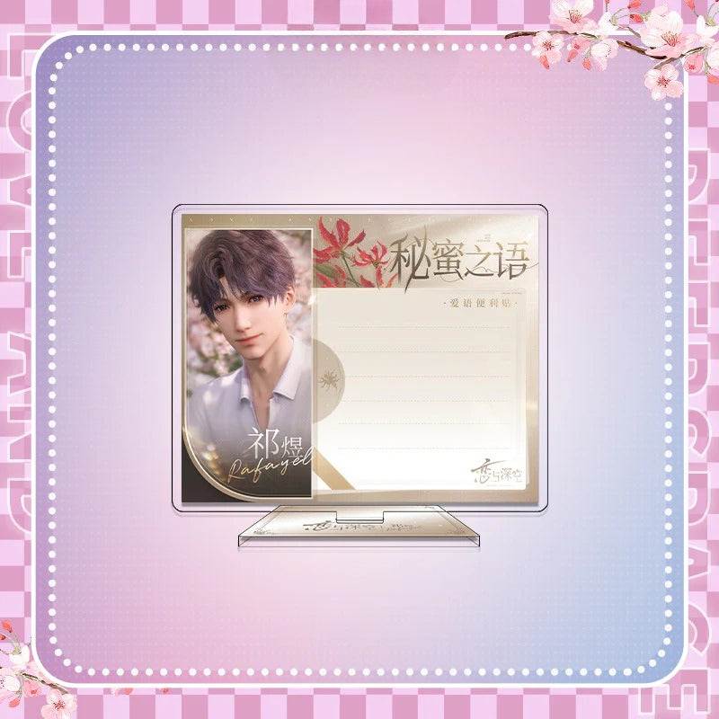 LaDS Acrylic Message Board Standee - Anime Game Merchandise, Valentine's Gift for Boys - merrys