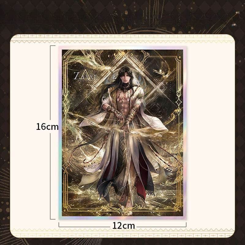 LaDS Zayne End of God Series - Acrylic Sandwich Standee, Art Card, Quicksand Keychain - merrys