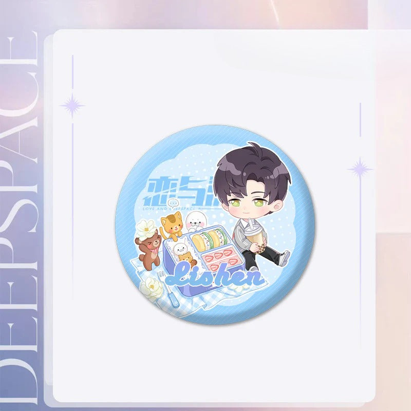 LaDS Series 101 Badge - Chibi Cartoon Character Zayne, Rafayel All Characters Badge Merchandise - merrys