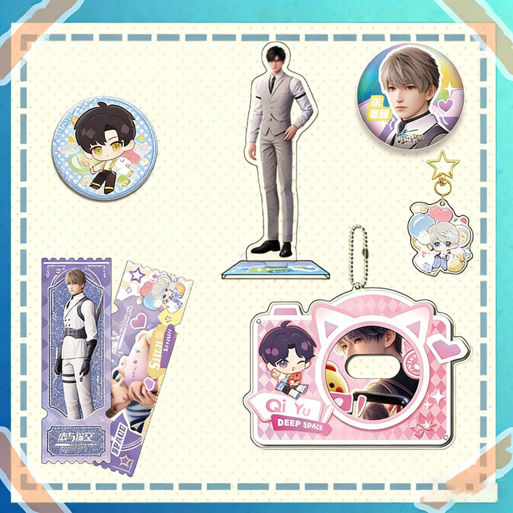 LaDS Collab Series PET Double Flash Badge - Tinplate 58/75mm Anime Game Merch - merrys