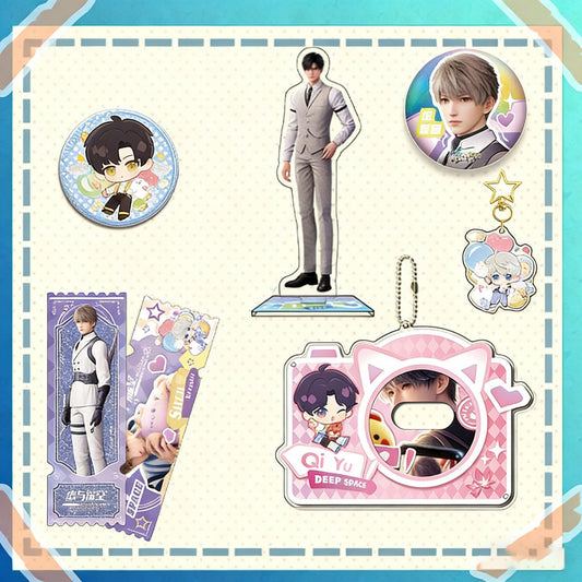 LaDS Collab Series PET Double Flash Badge - Tinplate 58/75mm Anime Game Merch - merrys