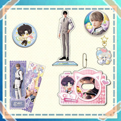 LaDS Collab Series PET Double Flash Badge - Tinplate 58/75mm Anime Game Merch - merrys