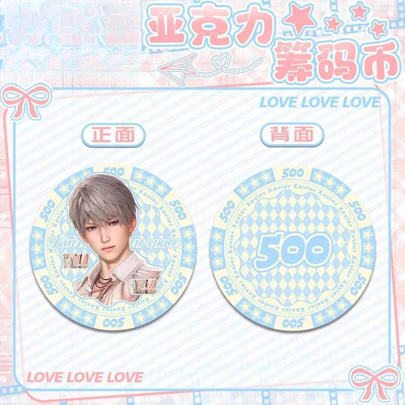 LaDS Acrylic Chip Coin 231-250 - Sandwich Double-Sided High-Definition Pattern Anime Game Merchandise - merrys