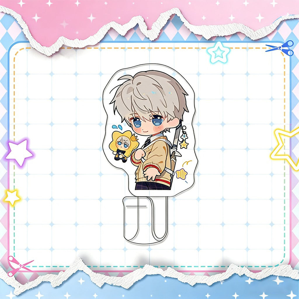 LaDS Chibi Acrylic Hook - High-Definition Printing Sandwich Craft Anime Merchandise - merrys