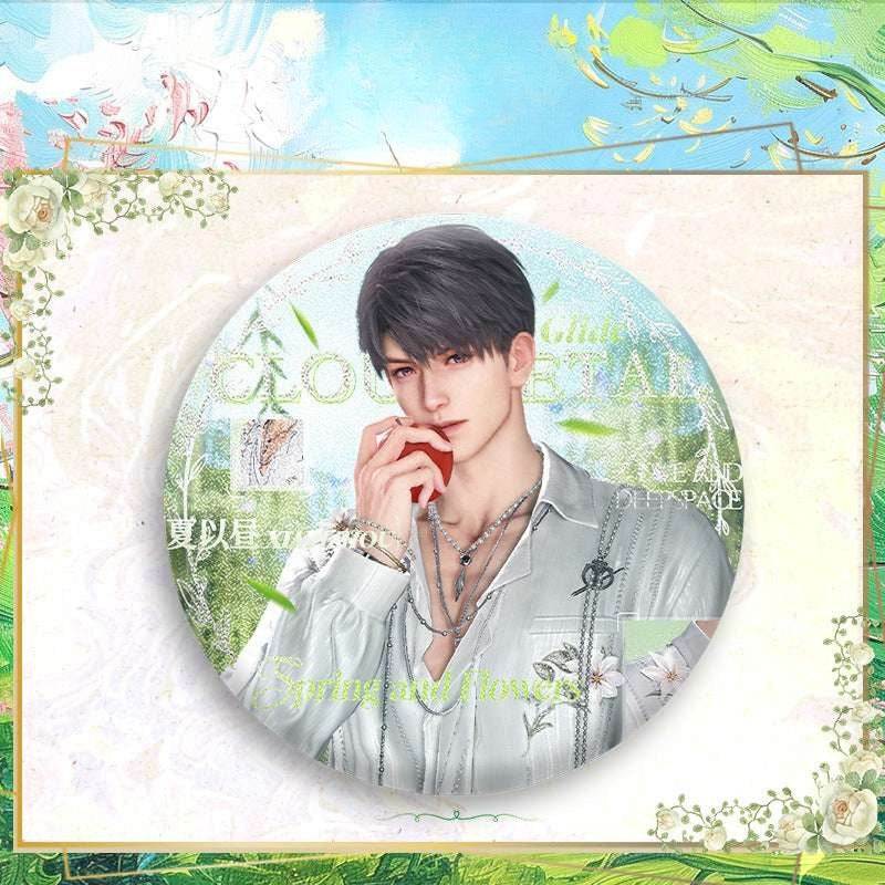 LaDS Double Flash Badge 192-196 - PET Material, 75mm 58mm Tinplate Anime Merchandise - merrys