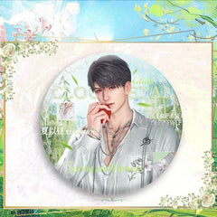 LaDS Double Flash Badge 192-196 - PET Material, 75mm 58mm Tinplate Anime Merchandise - merrys