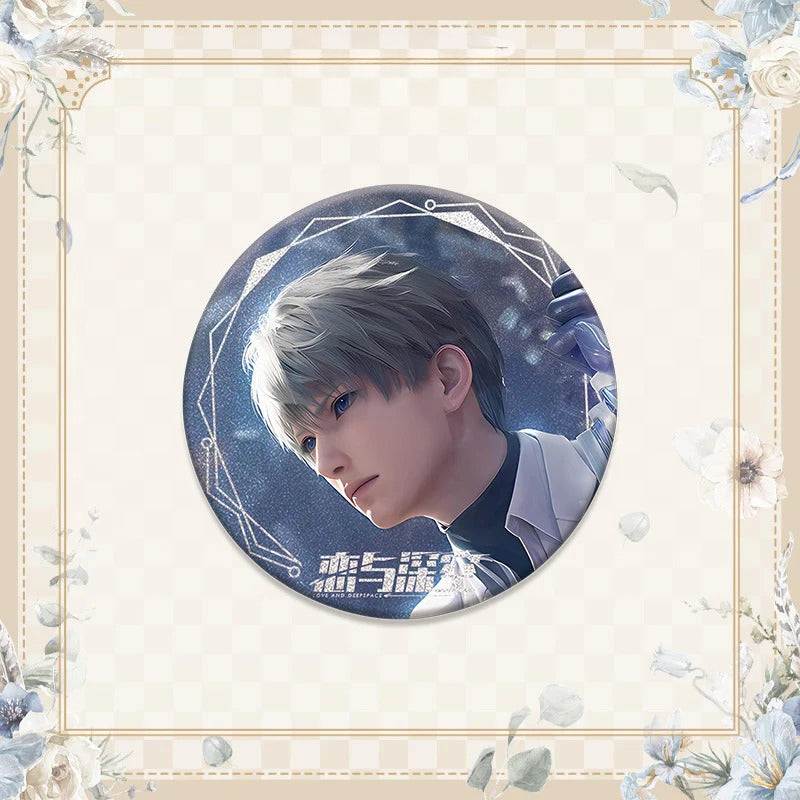 LaDS Double Flash Badge 1-64 - 75mm 58mm Tinplate Anime Merchandise - merrys