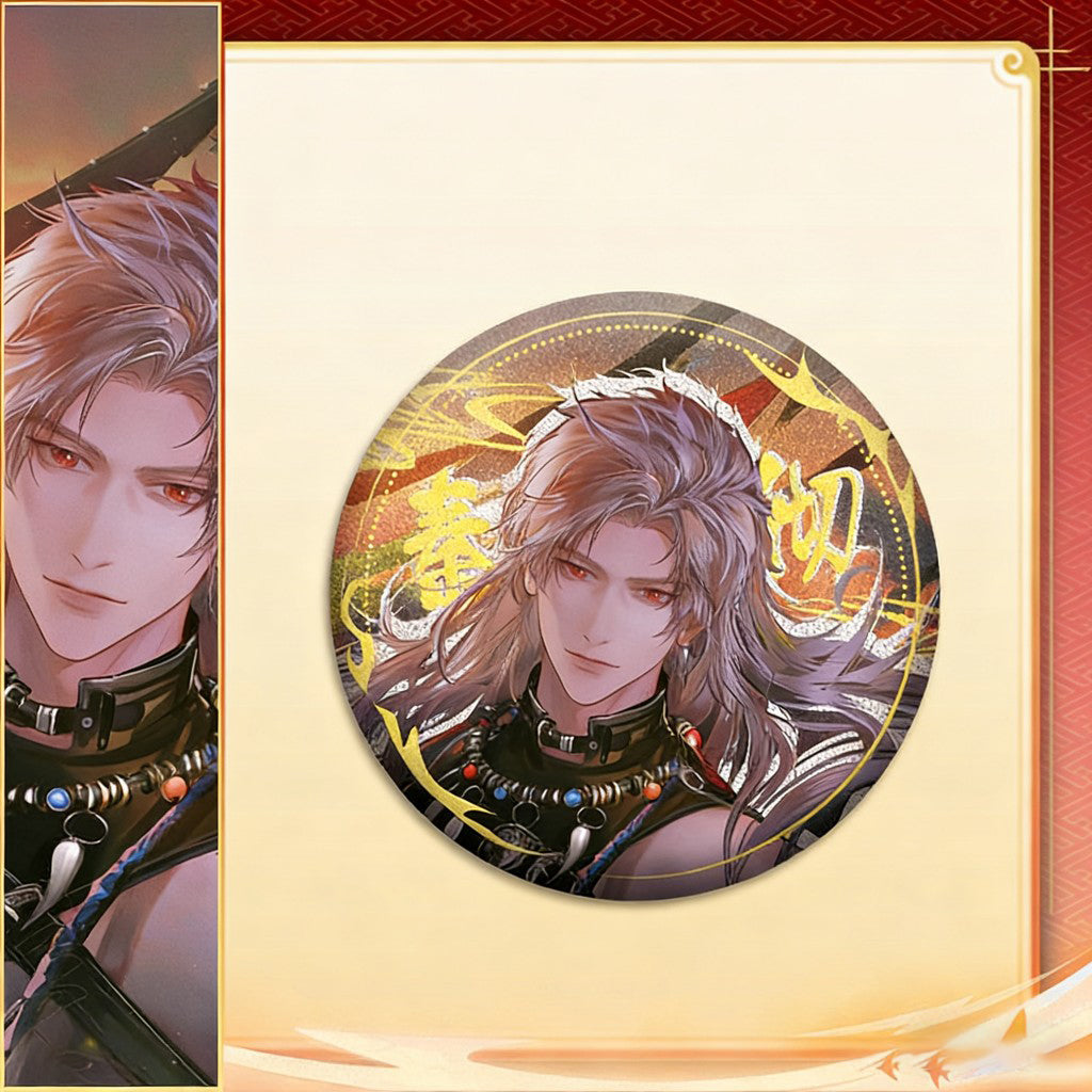 LaDS Double Flash Badge - 75mm 58mm Tinplate Anime Game Merchandise - merrys