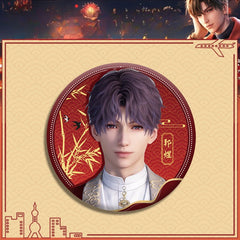 LaDS Double Flash Badge 143-196 - Diameter 75mm 58mm Tinplate Anime Merchandise - merrys