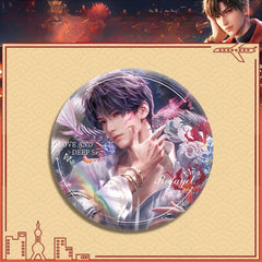 LaDS Double Flash Badge 143-196 - Diameter 75mm 58mm Tinplate Anime Merchandise - merrys