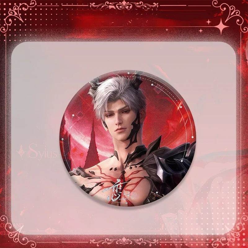 LaDS Sylus Abyss Ruler Acrylic Sandwich Standee, Double Flash Badge, Art Card, Quicksand Keychain - merrys