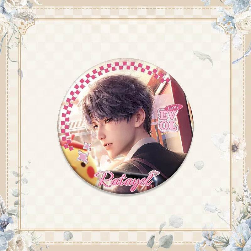 LaDS Double Flash Badge 1-64 - 75mm 58mm Tinplate Anime Merchandise - merrys