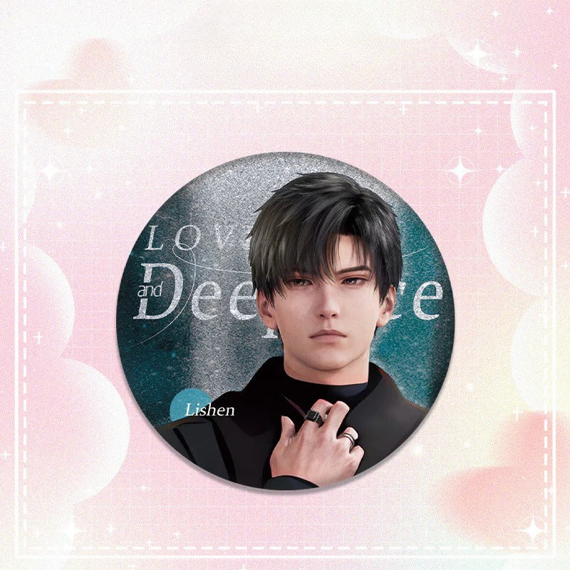 LaDS Double Flash Badge 1-64 - 75mm 58mm Tinplate Anime Merchandise - merrys