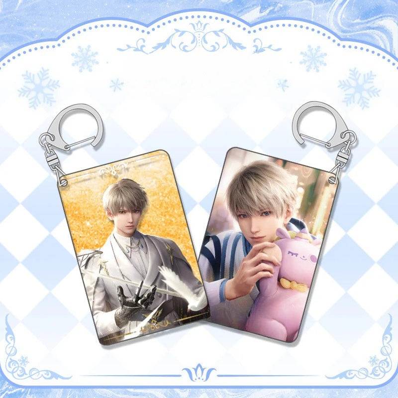 LaDS Shaker Mahjong Charm Keychain - Zayne, Rafayel, Xavier Anime Merch - merrys